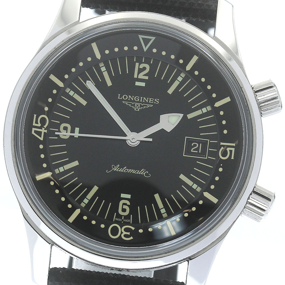 LONGINES Legend diver L3.774.4 Date Black Dial Automatic Men's Watch_875902