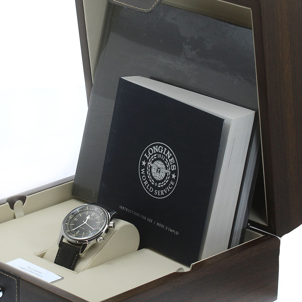 LONGINES Legend diver L3.774.4 Date Black Dial Automatic Men's Watch_875902