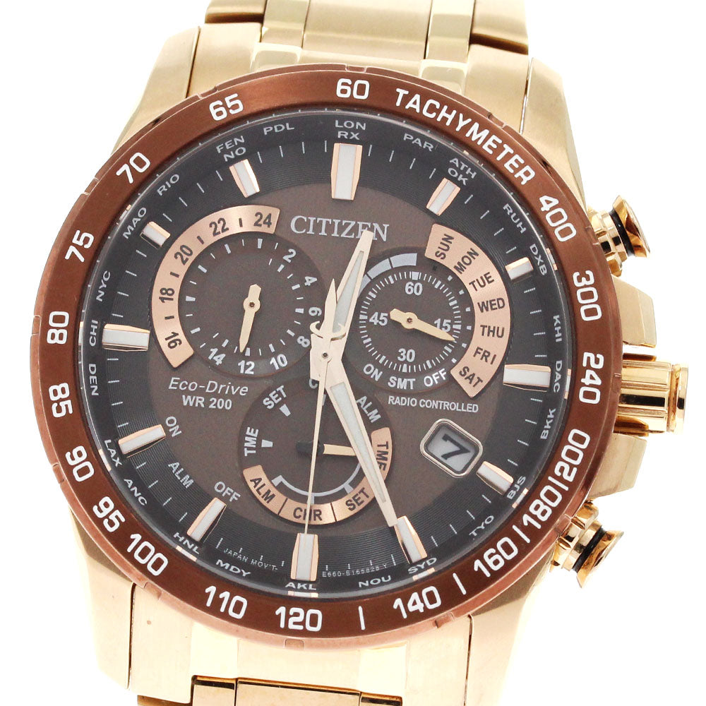 CITIZEN Eco Drive CB5896-54X/E660-S120900 Solar Powered Radio Men's Watch_875926