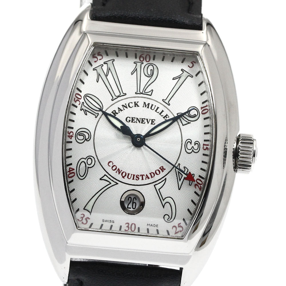 FRANCK MULLER Conquistador 8005SC Date Silver Dial Automatic Men's Watch_875927