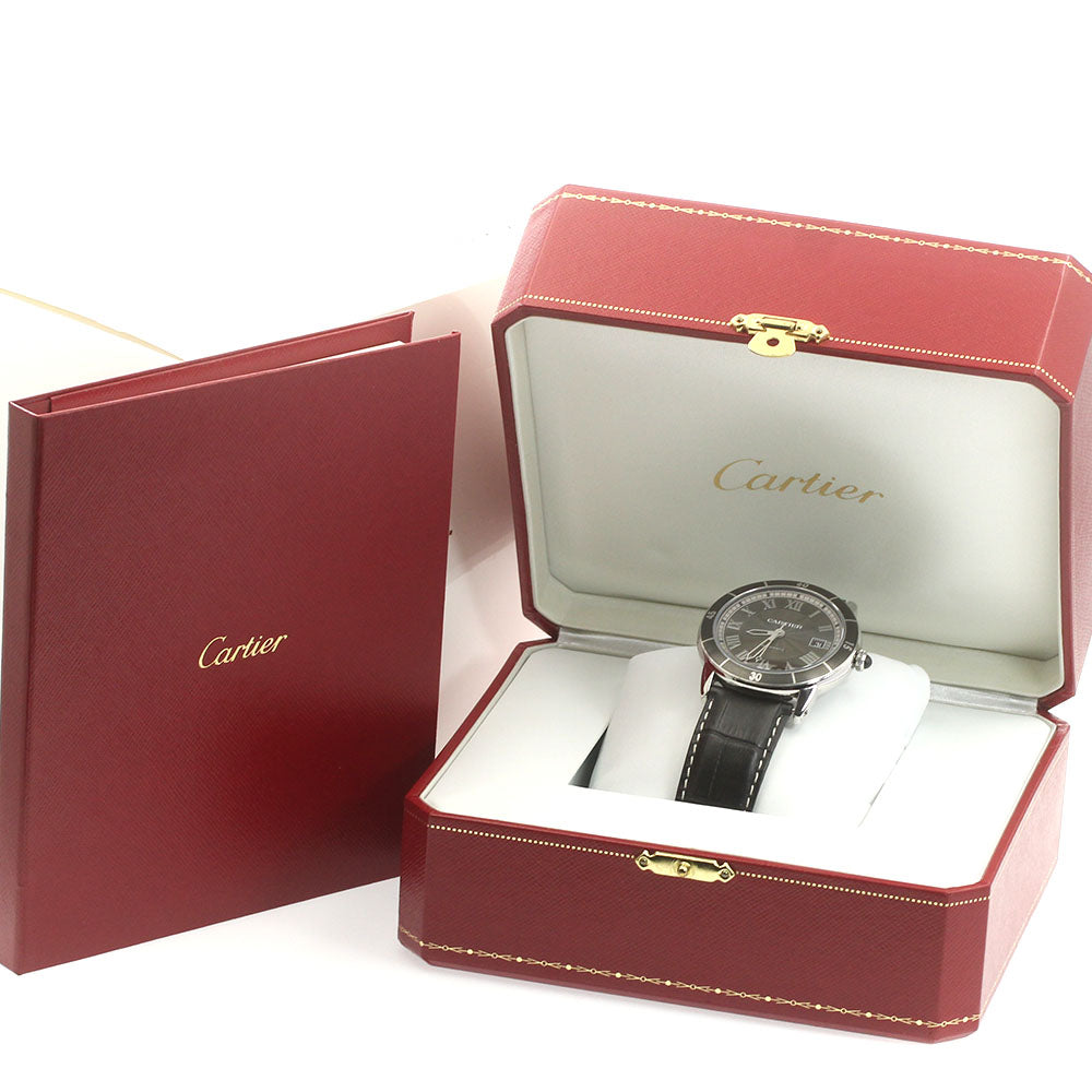 CARTIER Ronde Croisier de Cartier WSRN0003 Date gray Dial Automatic Men's Watch_875944