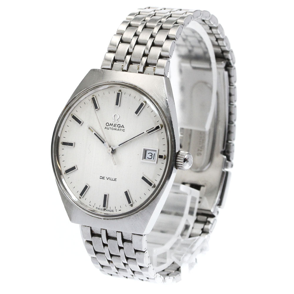 OMEGA De Ville 166.051 Date Silver Dial Automatic Men's Watch_875948