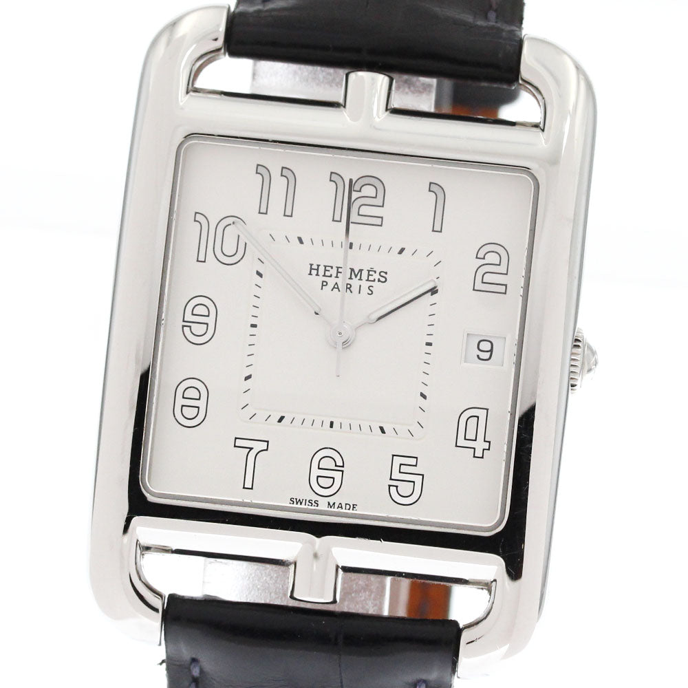HERMES Cape Cod CC1.810 Date Silver Dial Quartz Men's Watch_875972