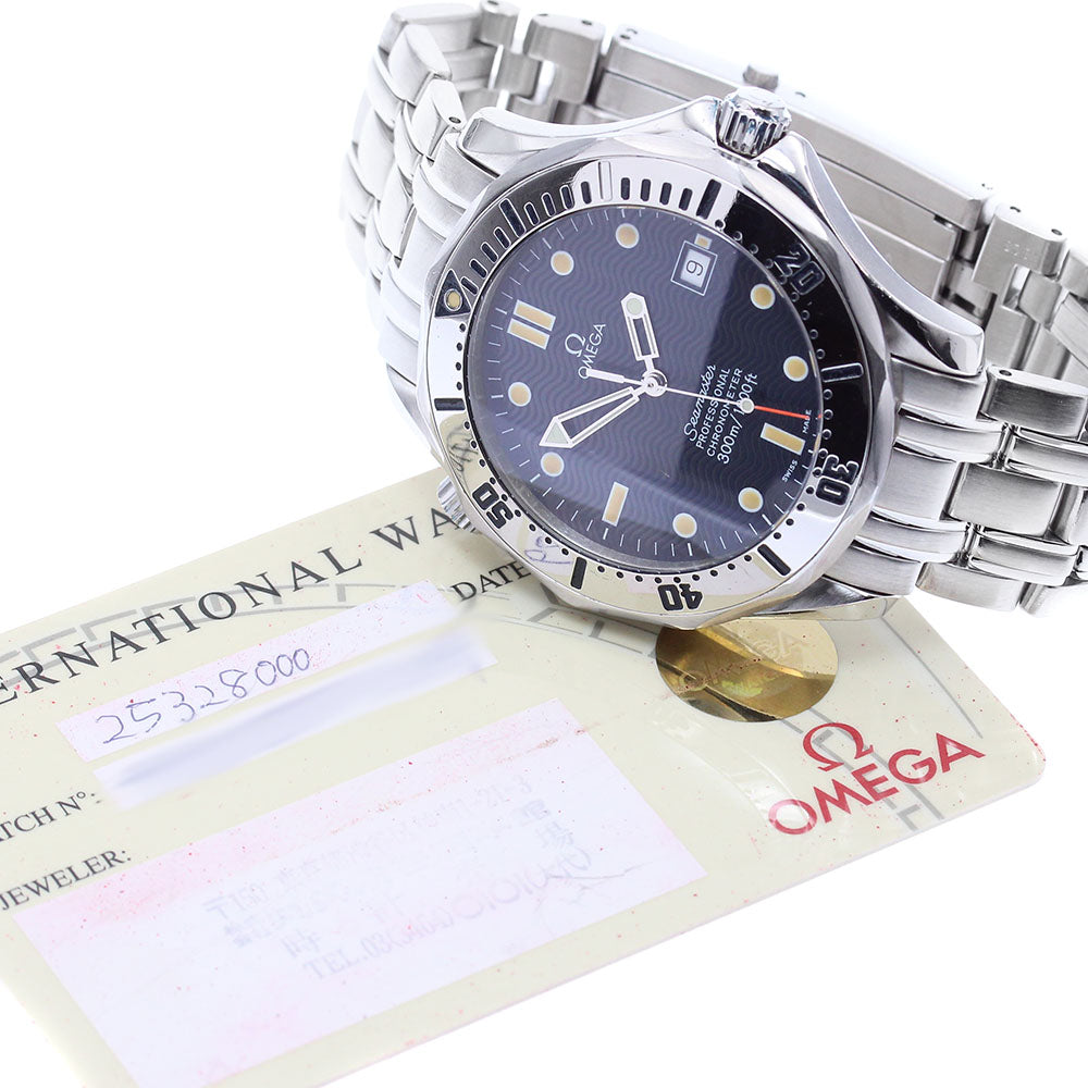 OMEGA Seamaster300 2532.80 Date Navy Dial Automatic Men's Watch_876023