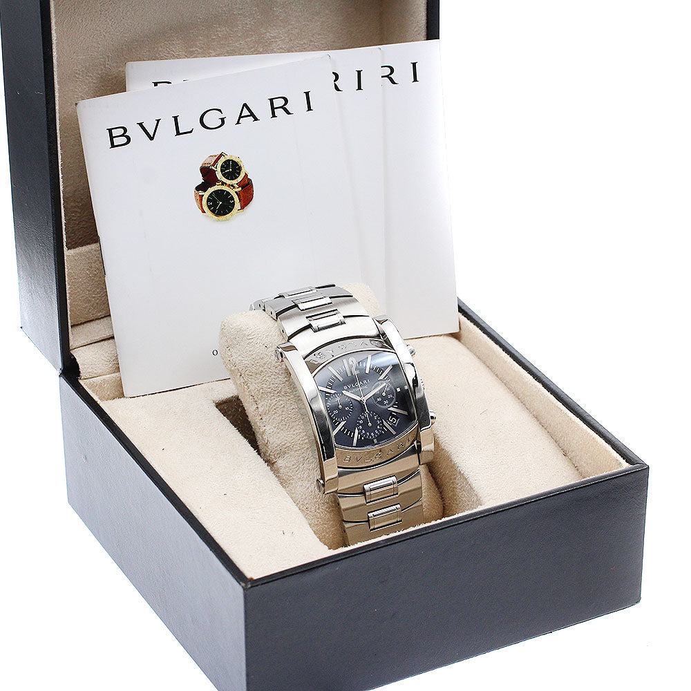BVLGARI Assioma AA48SCH Chronograph gray Dial Automatic Men's Watch_876029