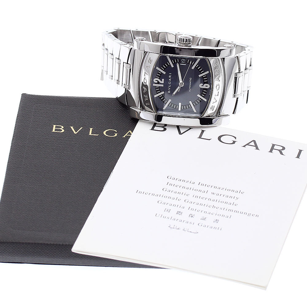 BVLGARI Assioma AA44S Date Navy Dial Automatic Men's Watch_876031