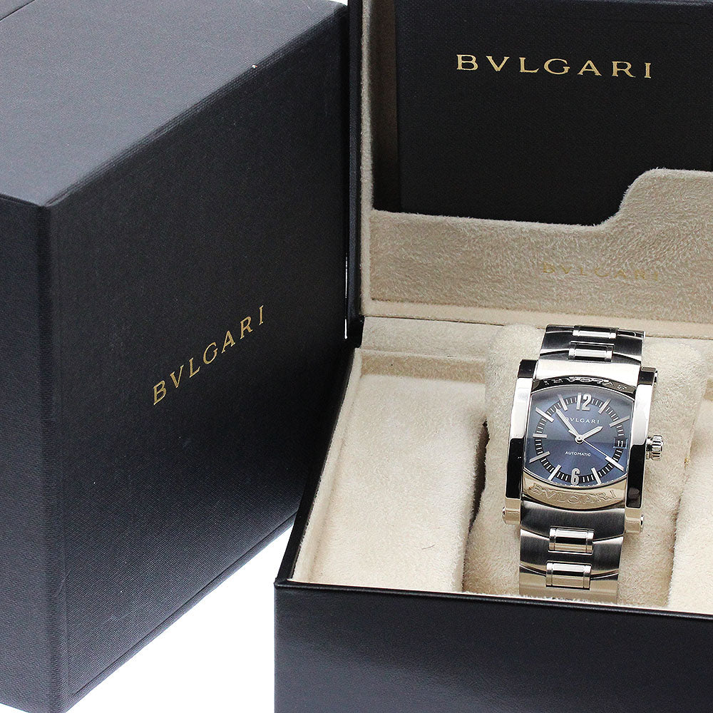 BVLGARI Assioma AA44S Date Navy Dial Automatic Men's Watch_876032