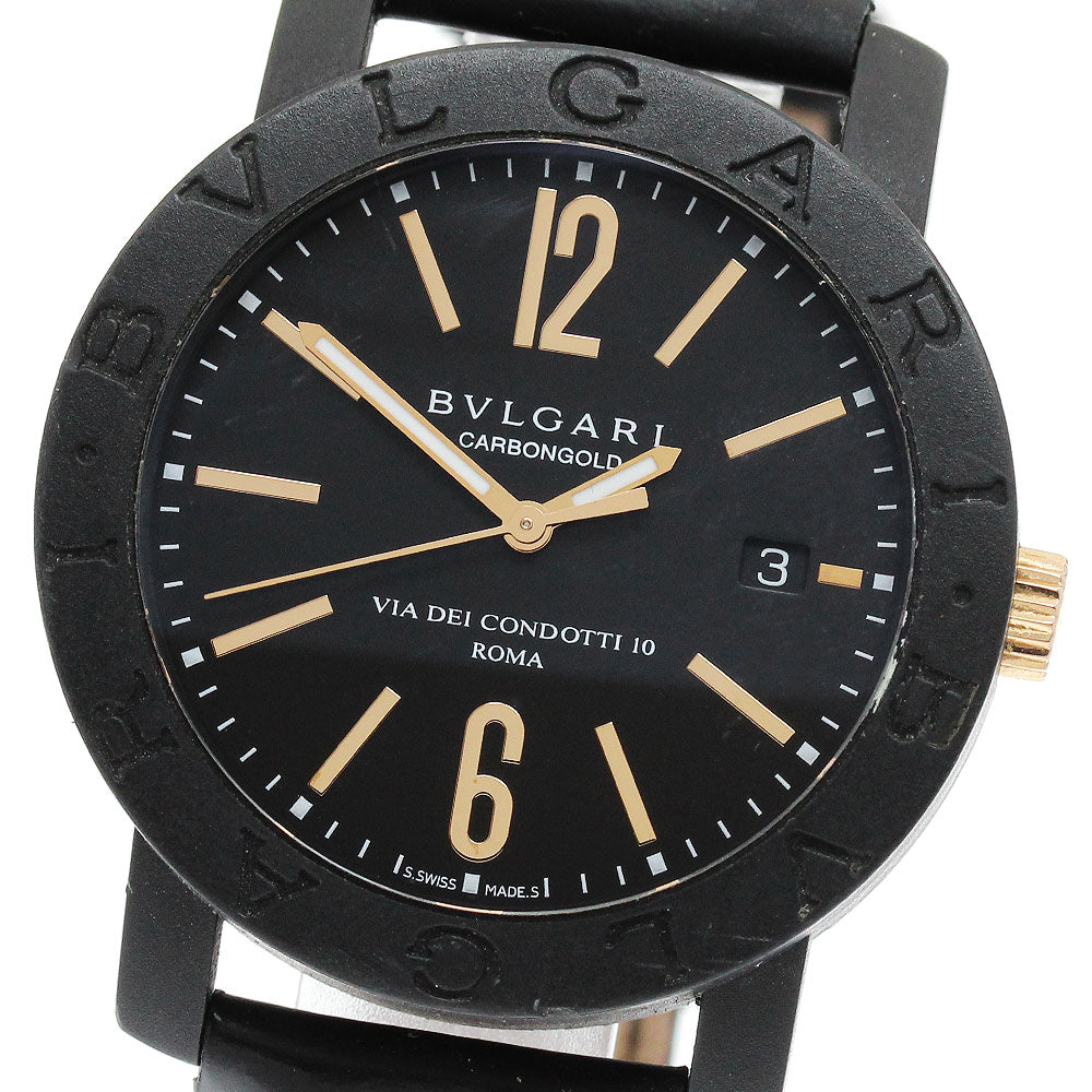 BVLGARI BVLGARIBVLGARI BB40CL Date black Dial Automatic Men's Watch_876033