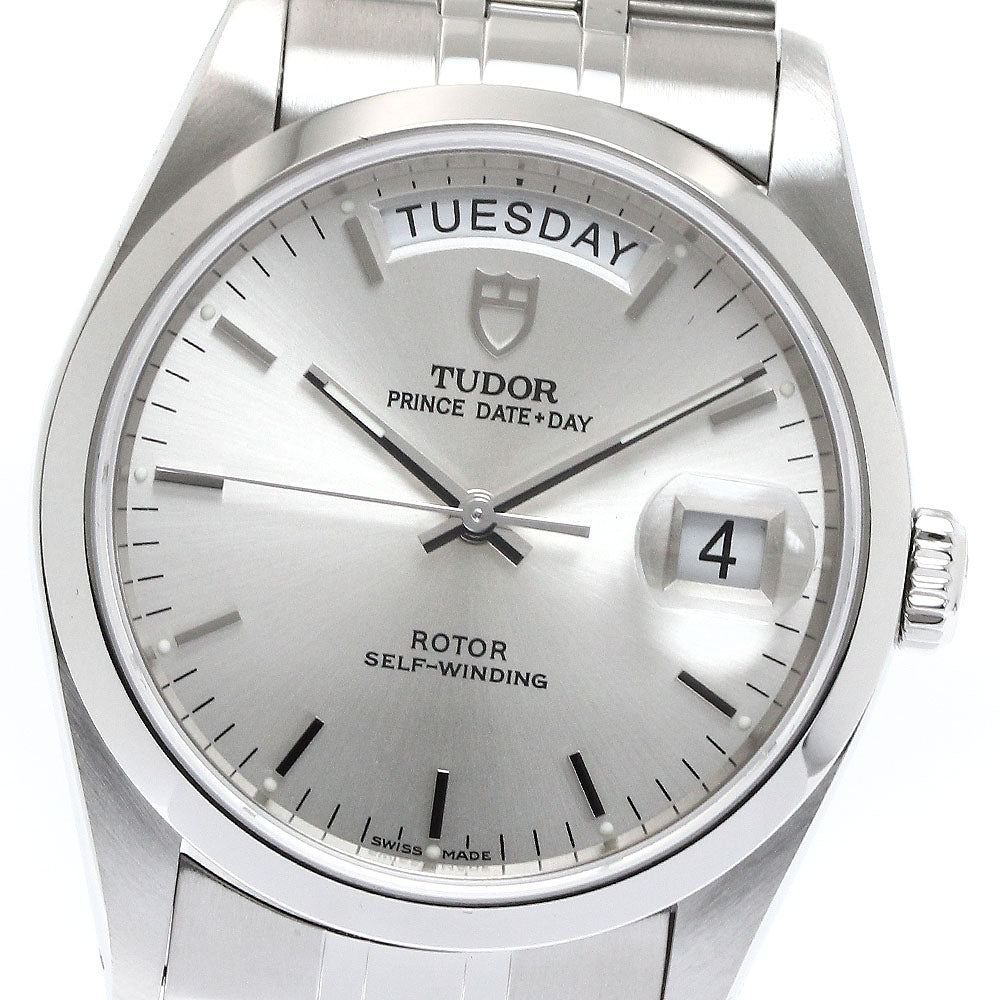 TUDOR Prince Date Day 76200 Silver Dial Automatic Men's Watch_876043