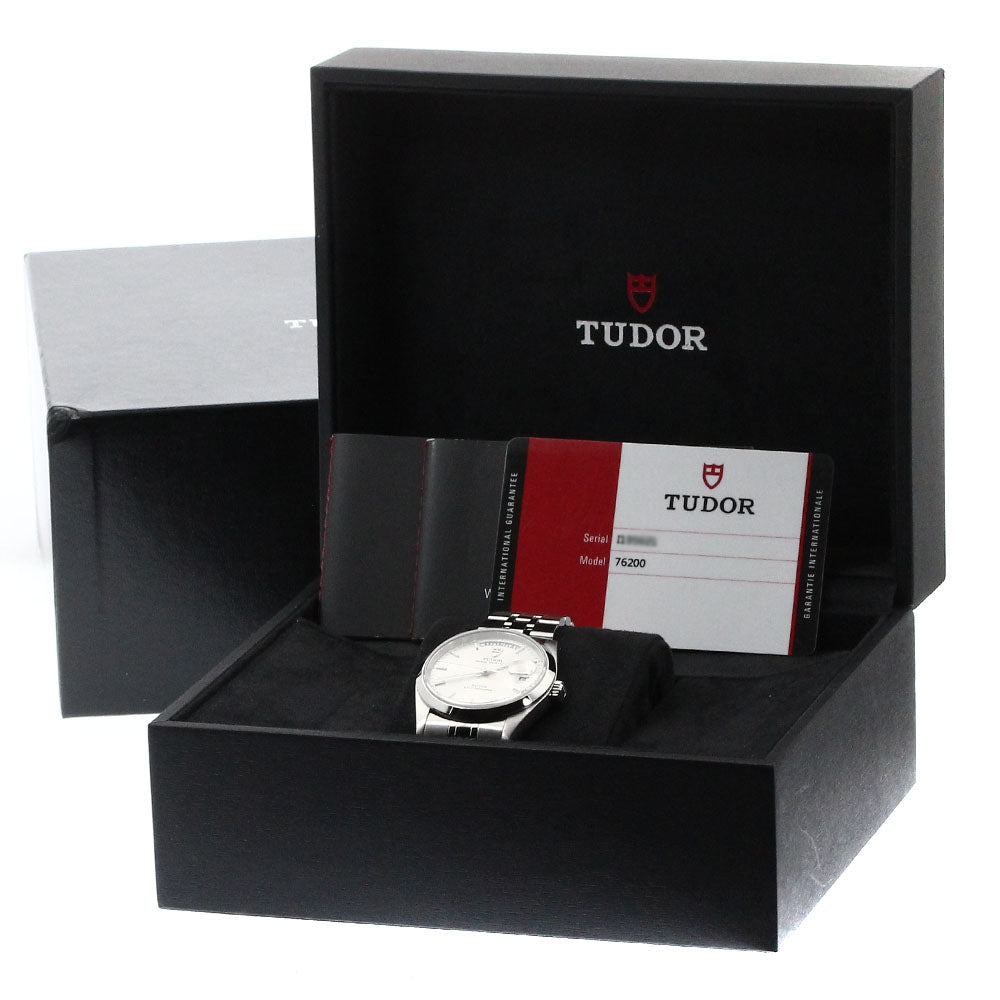 TUDOR Prince Date Day 76200 Silver Dial Automatic Men's Watch_876043