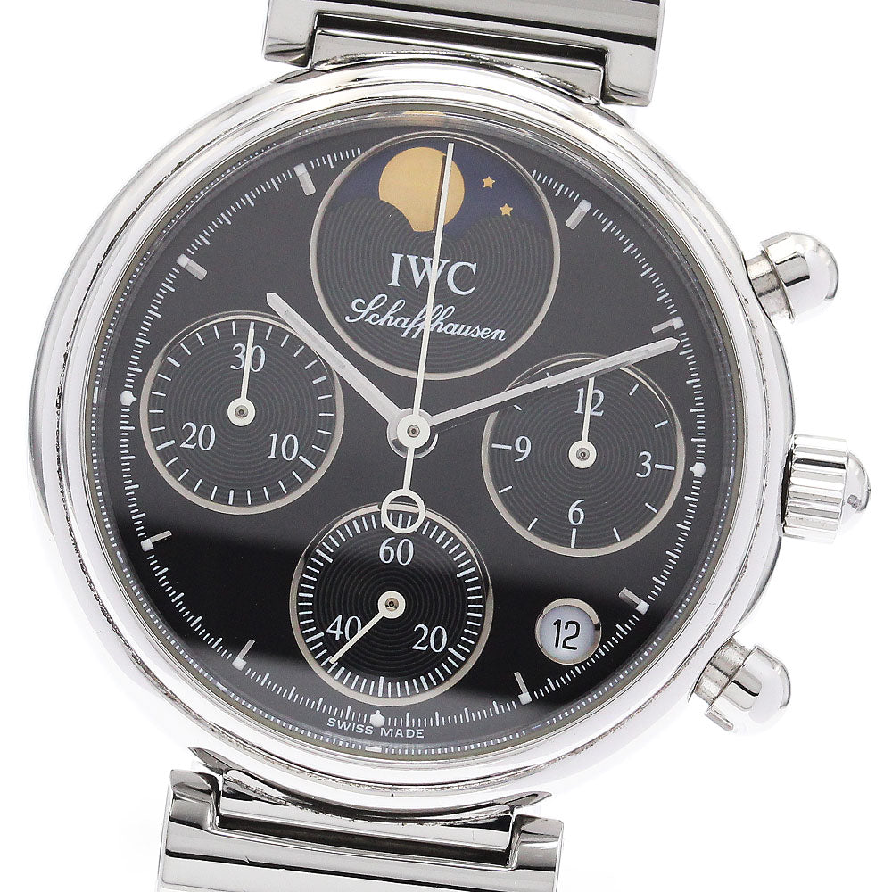 IWC SCHAFFHAUSEN Little da vinci IW373614 Date Moon Phase Quartz Ladies_876056