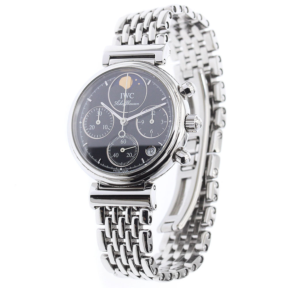 IWC SCHAFFHAUSEN Little da vinci IW373614 Date Moon Phase Quartz Ladies_876056