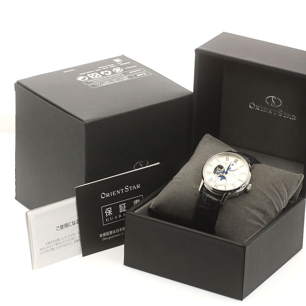 ORIENT Orient Star M45 F7 Mechanical RK-AY0112S Moon phase Silver Dial Automatic Men's Watch_876065