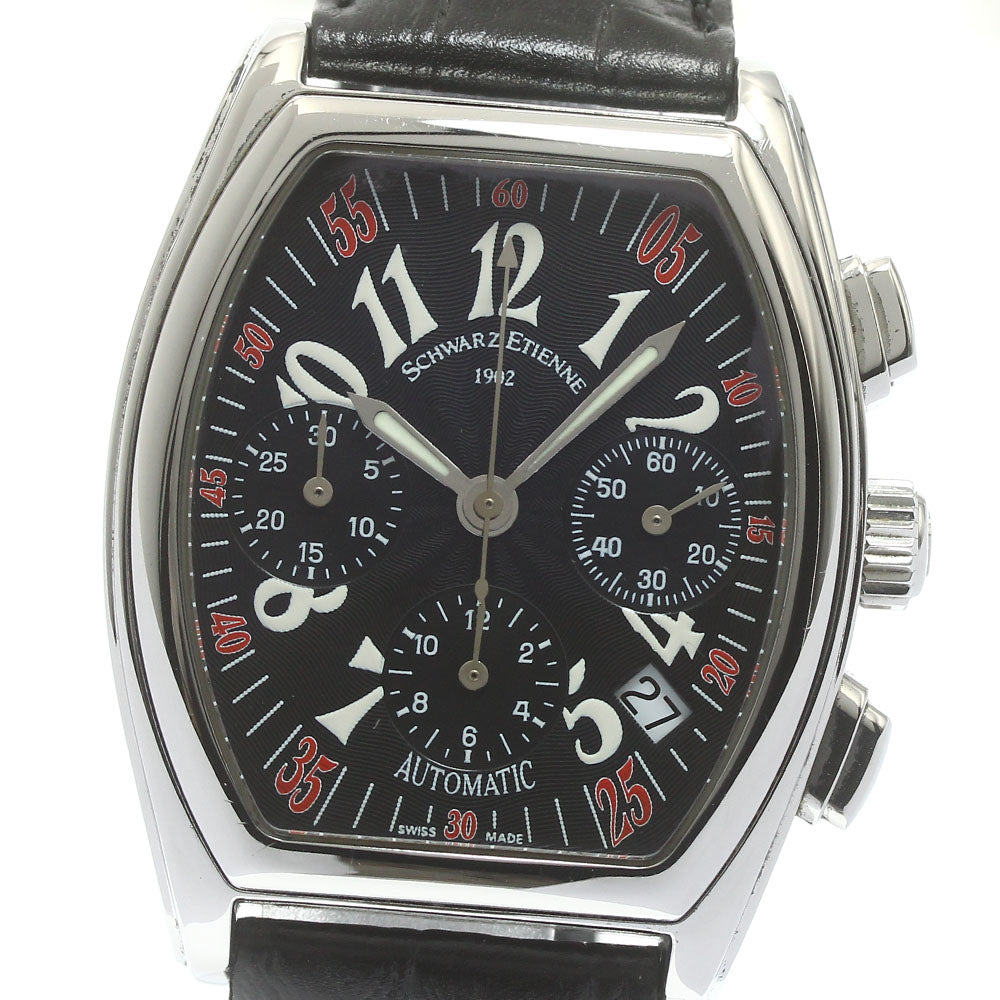 SCHWARZ-ETIENNE Villeroy Chronograph 785401 Date black Dial Automatic Men's Watch_876074