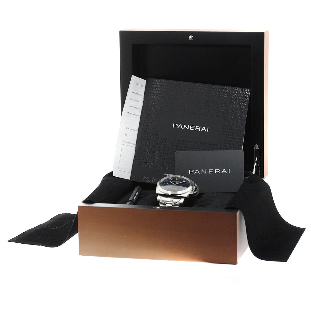 PANERAI Luminor Marina PAM01058 Date Small Second Navy Dial Automatic Men's Watch_876078
