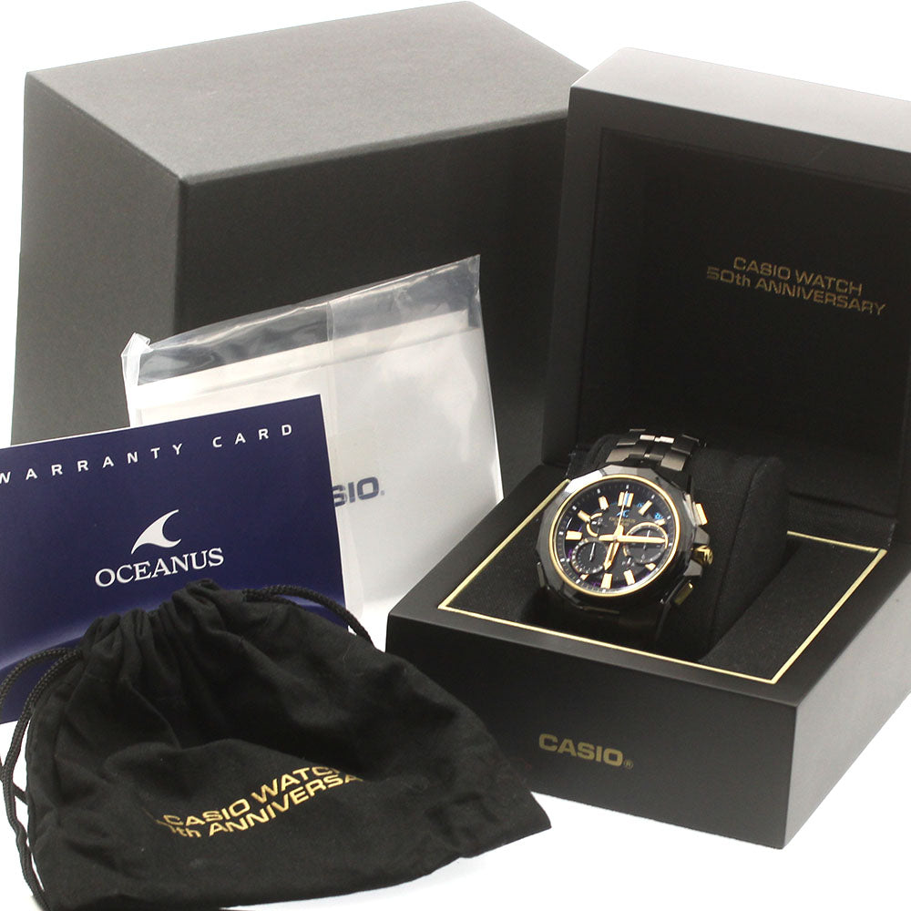 CASIO Oceanus OCW-SG1000ZE-1AJR black Dial Solar Powered Radio Men's_876080