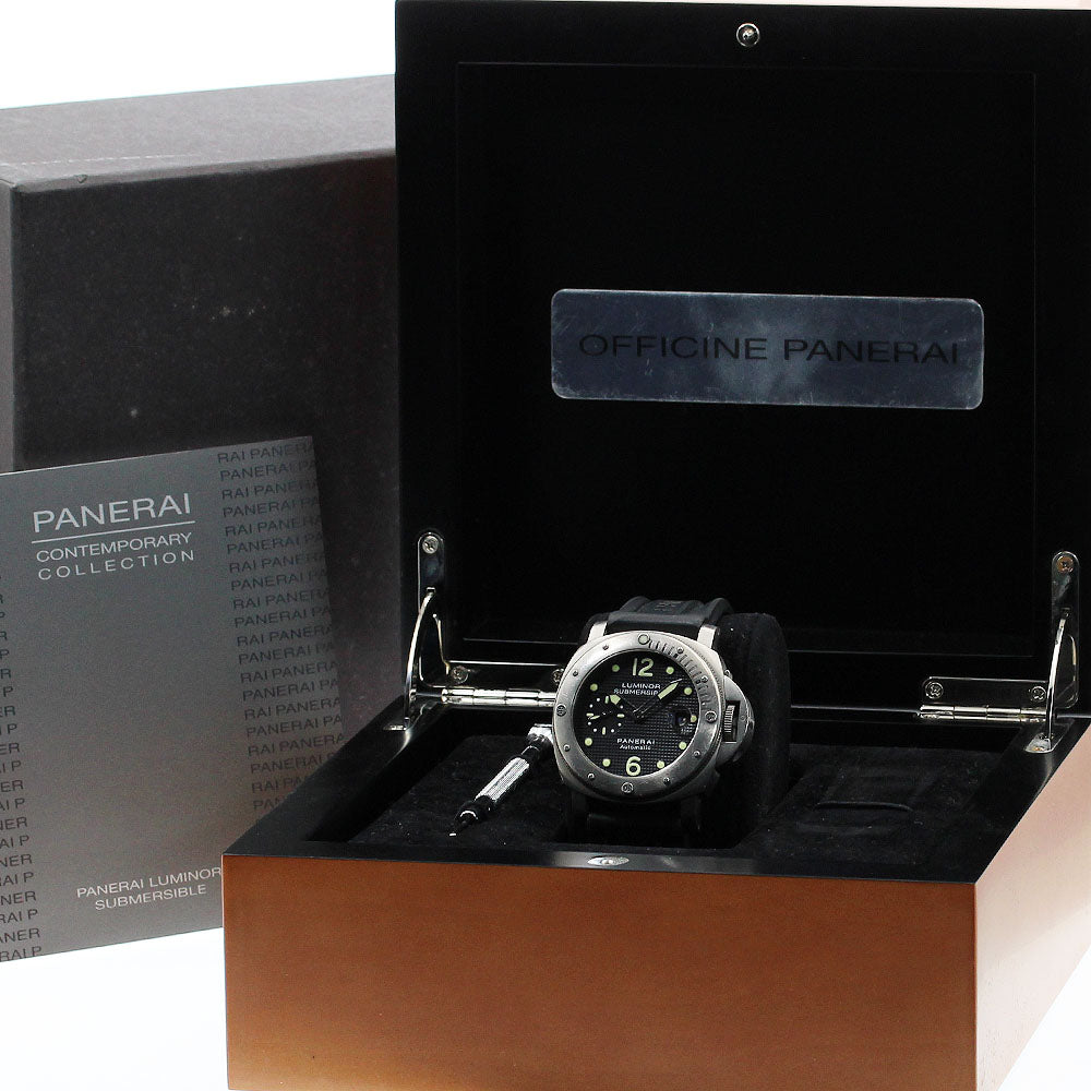 PANERAI Luminor Submersible PAM00025 Date black Dial Automatic Men's_876093