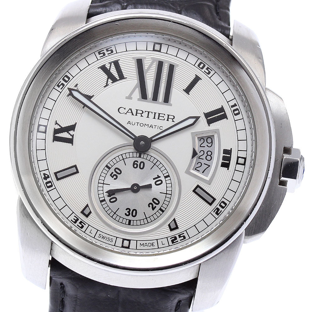 CARTIER Calibur de Cartier W7100037 Date Silver Dial Automatic Men's Watch_876096