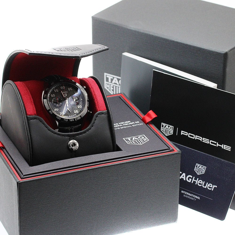 TAG HEUER Carrera Caliber Heuer 02 CBN2A1F porsche special edition Gray / black Dial Automatic Men's Watch_876103