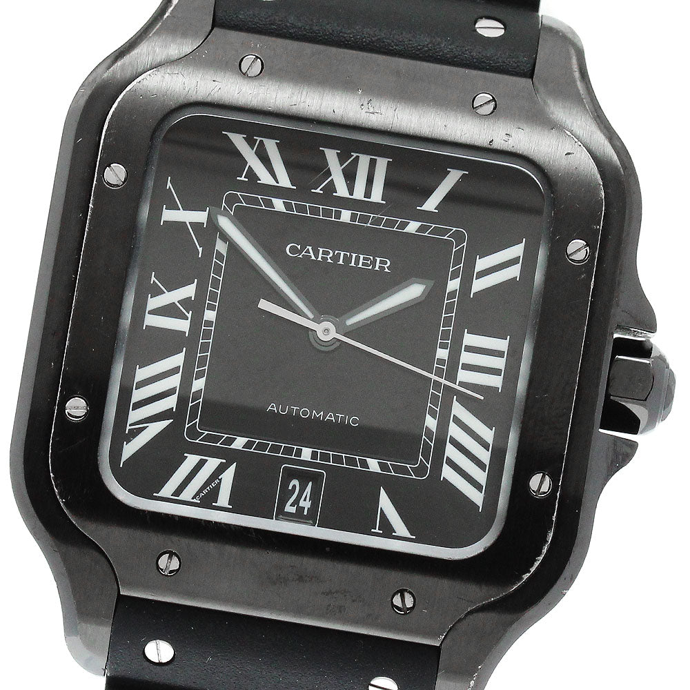 CARTIER Santos de Cartier WSSA0039 Date black Dial Automatic Men's Watch_876107