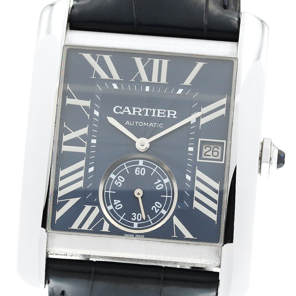 CARTIER Tank MC LM WSTA0010 Small seconds Navy Dial Automatic Men's Watch_876113