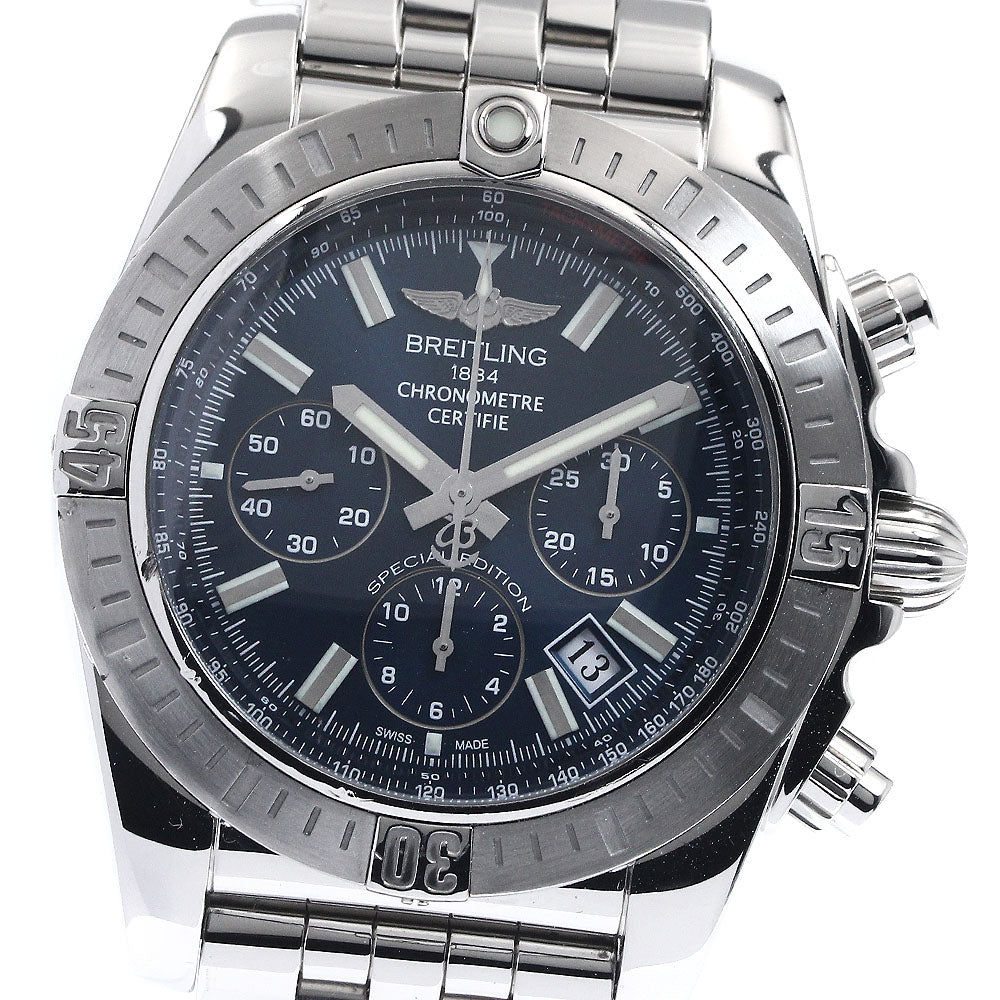 BREITLING Chronomat AB0115 Navy Dial Automatic Men's Watch_876120