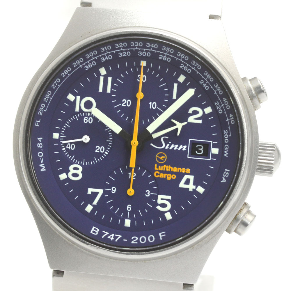 Sinn CARGO 144-747 Chronograph Date blue Dial Automatic Men's Watch_876134