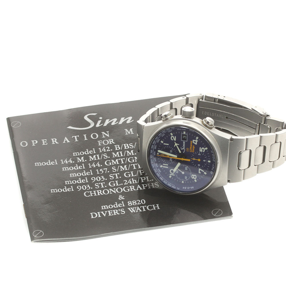 Sinn CARGO 144-747 Chronograph Date blue Dial Automatic Men's Watch_876134