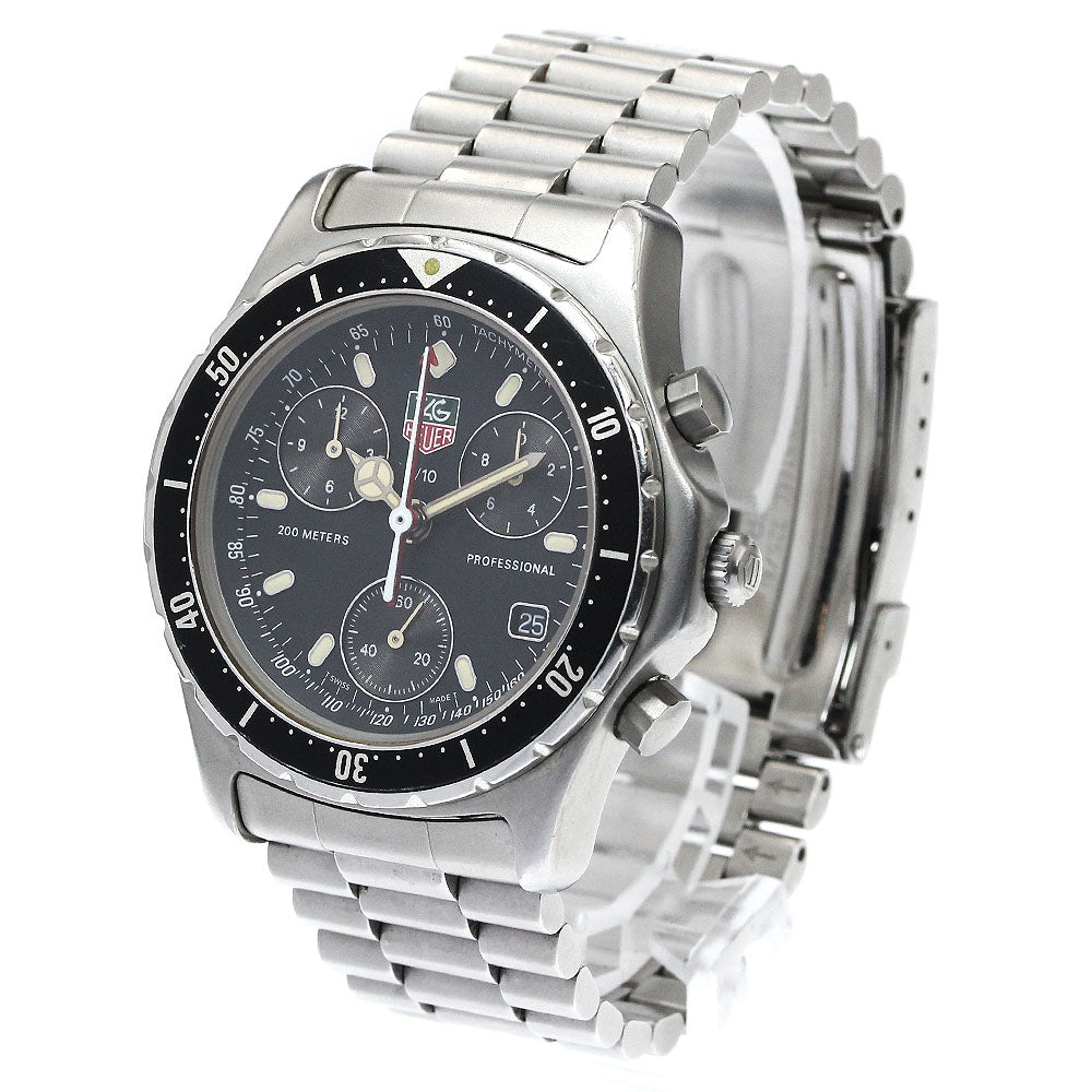 TAG HEUER professional 570.206 Date Chronograph black Dial Quartz Men's_876146