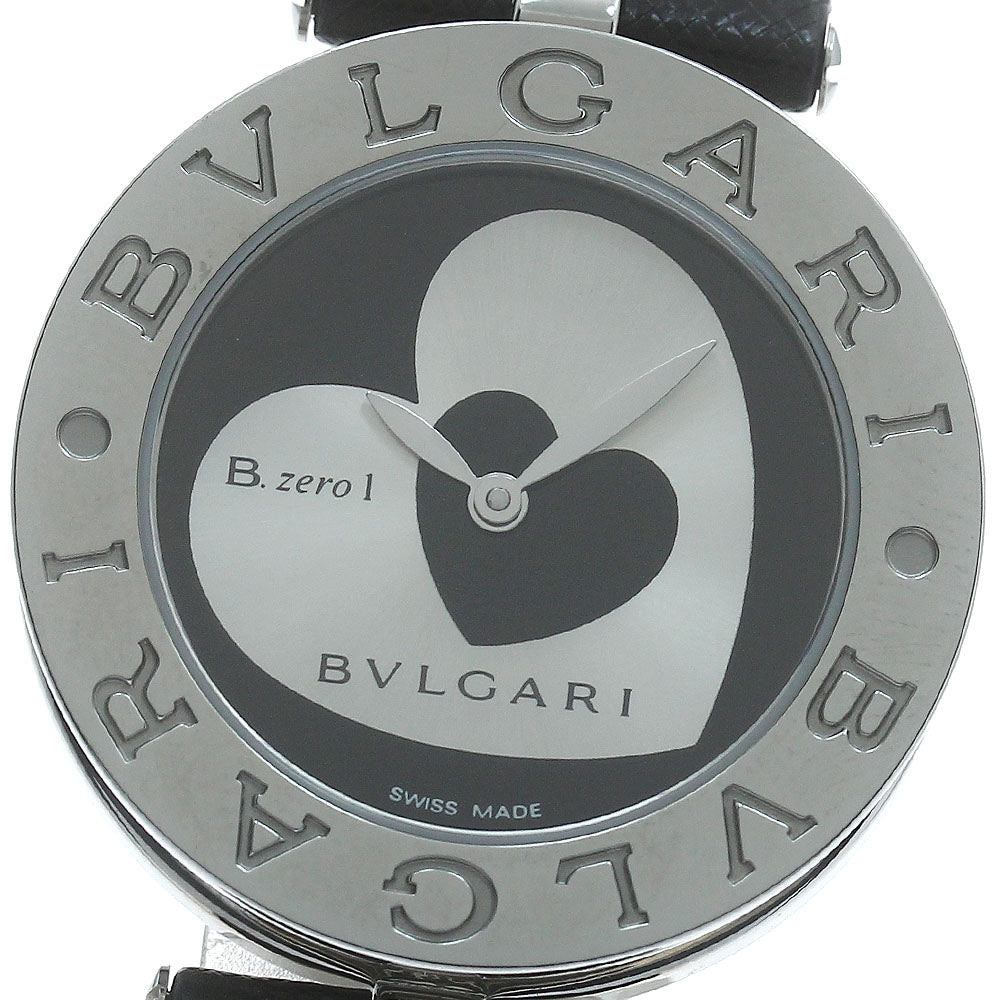 BVLGARI B.zero1 double heart BZ30S Black / Silver Dial Quartz Ladies _876155