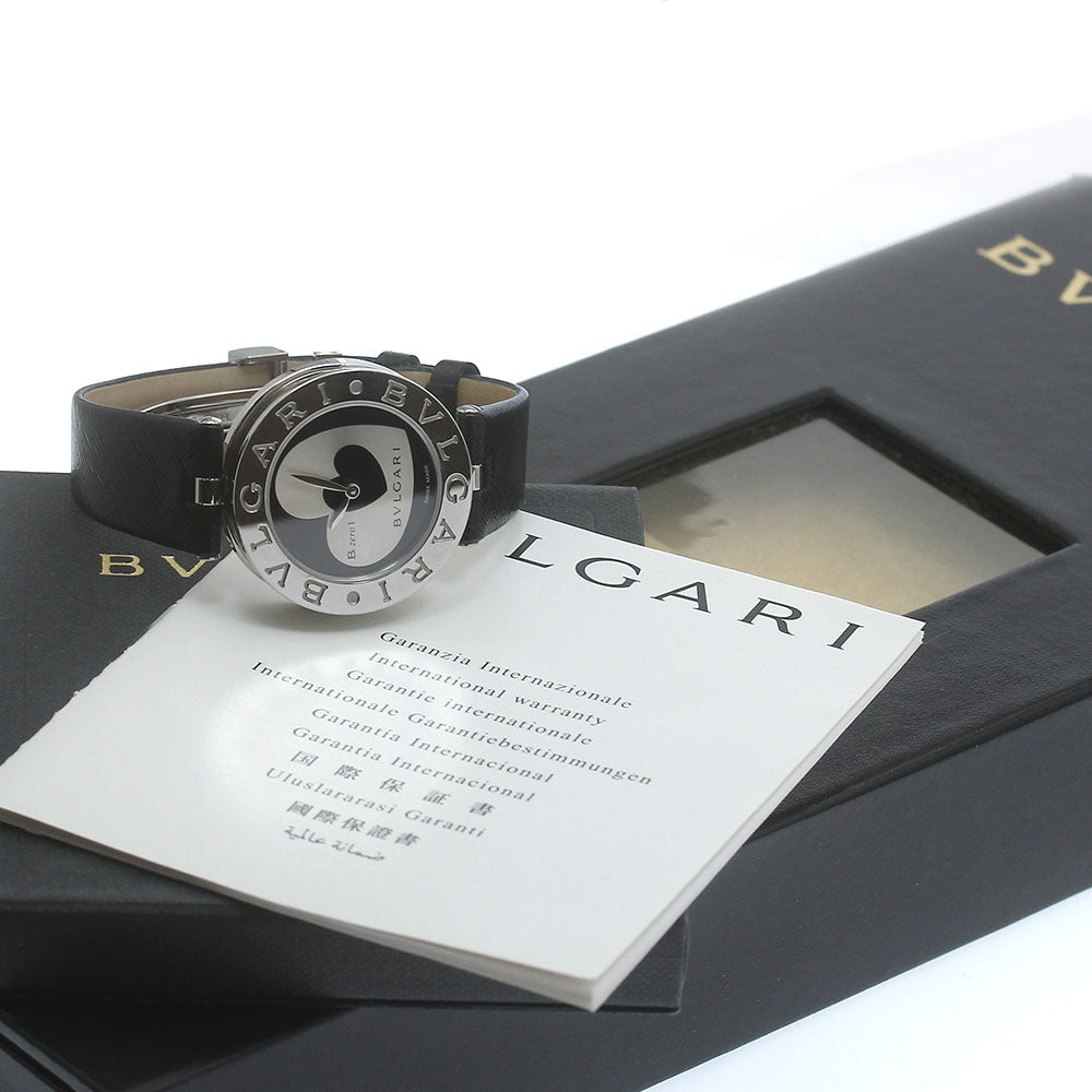 BVLGARI B.zero1 double heart BZ30S Black / Silver Dial Quartz Ladies _876155