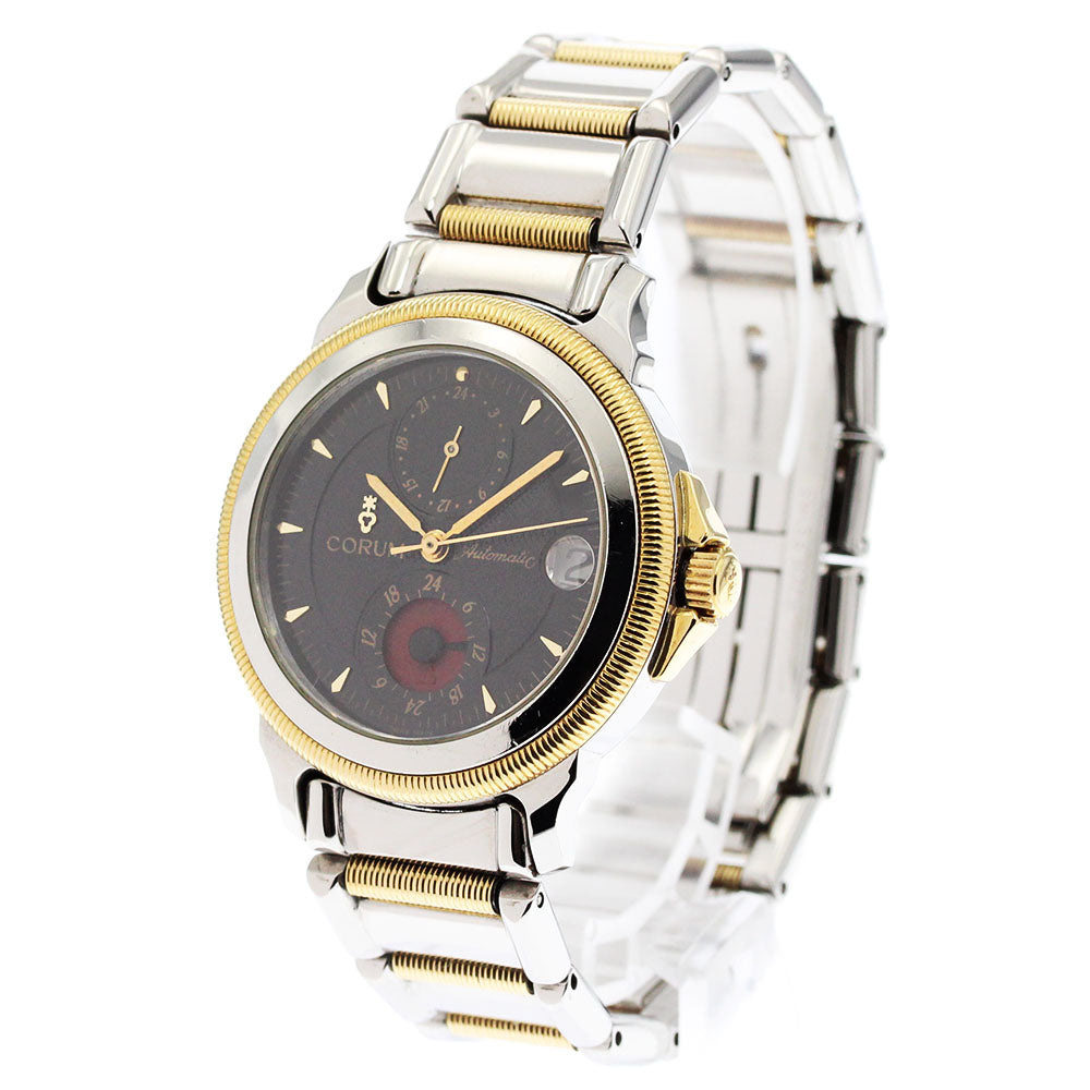 CORUM Tan mechanic 273.211.21 Power reserve K18YG Automatic Men's Watch_876177