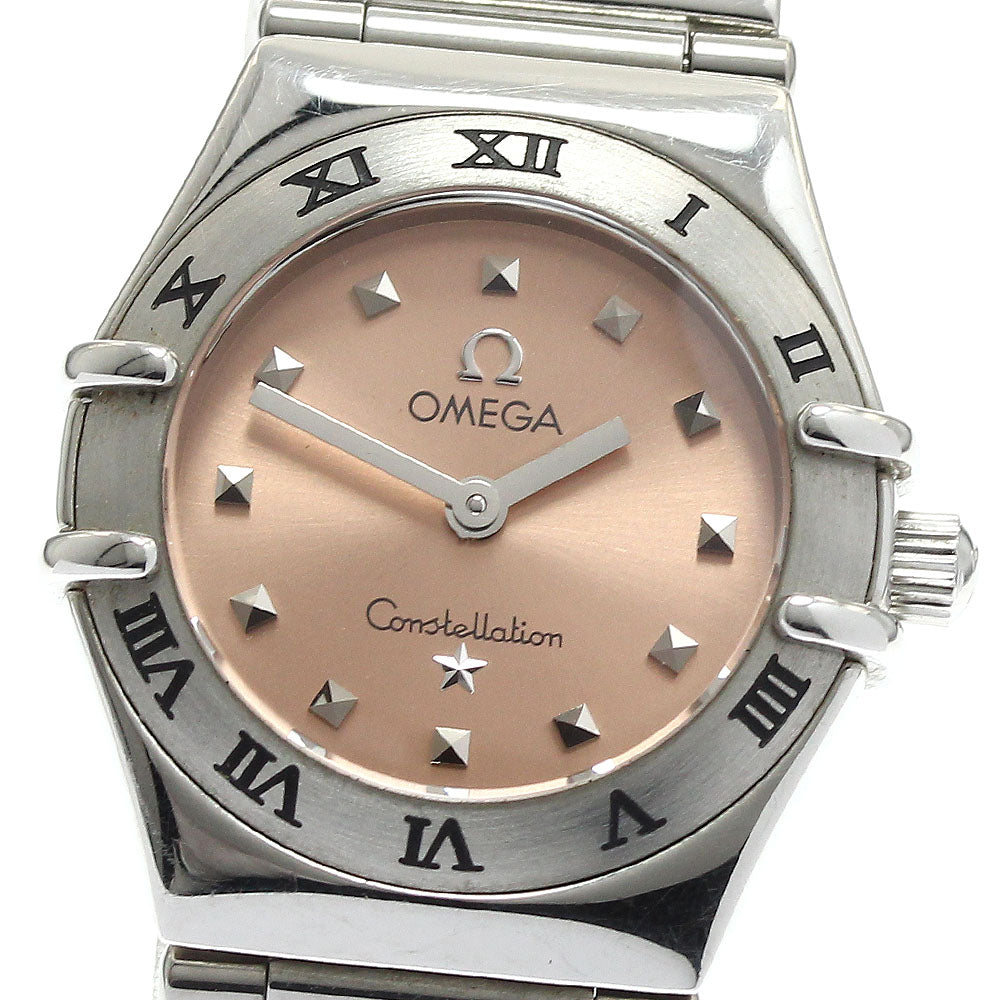 OMEGA Constellation Mini My Choice 1561.61 pink Dial Quartz Ladies Watch_876180