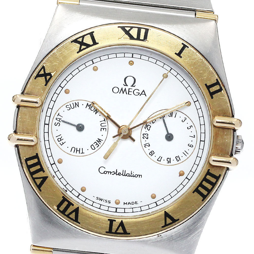 OMEGA Constellation harf bar white Dial Quartz Men's Watch_876182