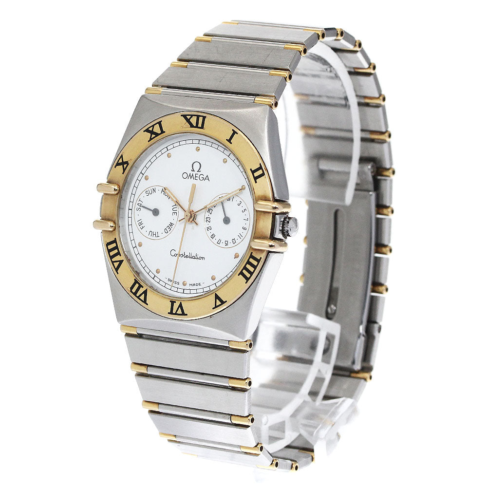 OMEGA Constellation harf bar white Dial Quartz Men's Watch_876182