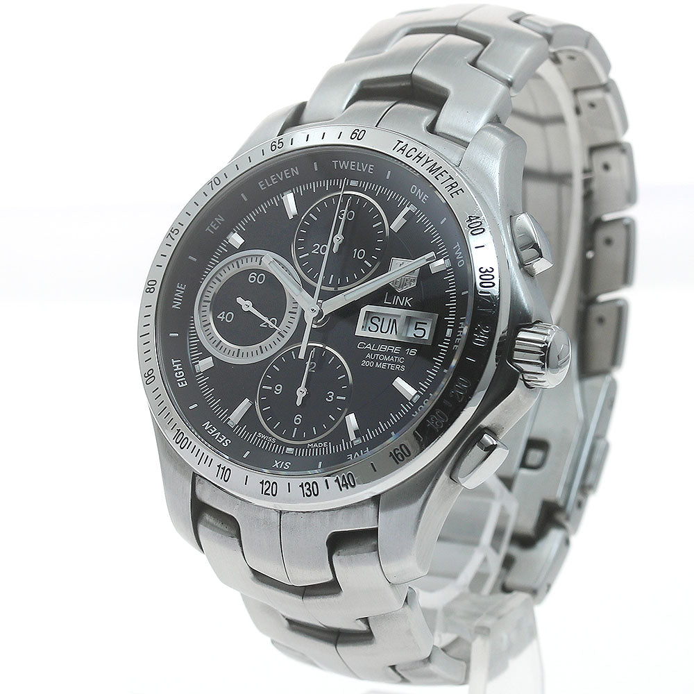 TAG HEUER Link CJF211A.BA0594 Day-Date Chronograph Automatic Men's Watch_876209