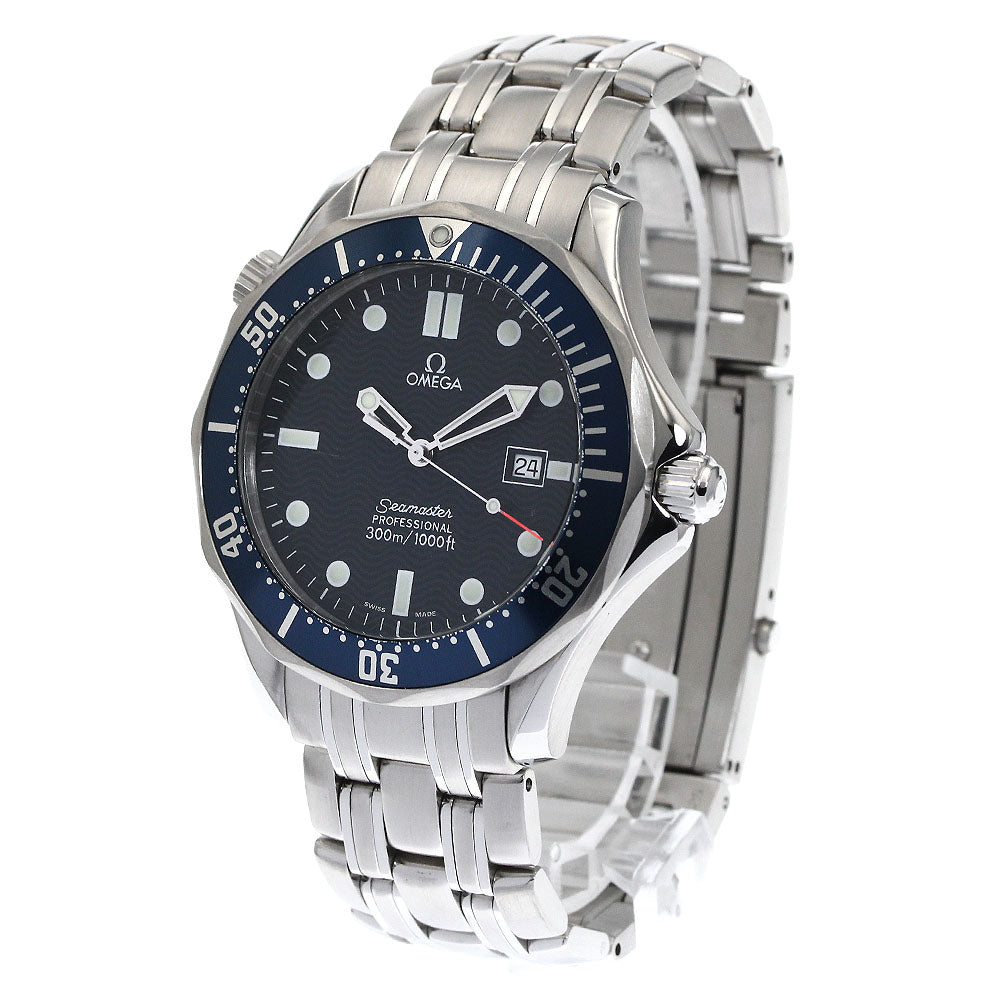 OMEGA Seamaster300 2541.80 Date Navy Dial Quartz Men's Watch_876212
