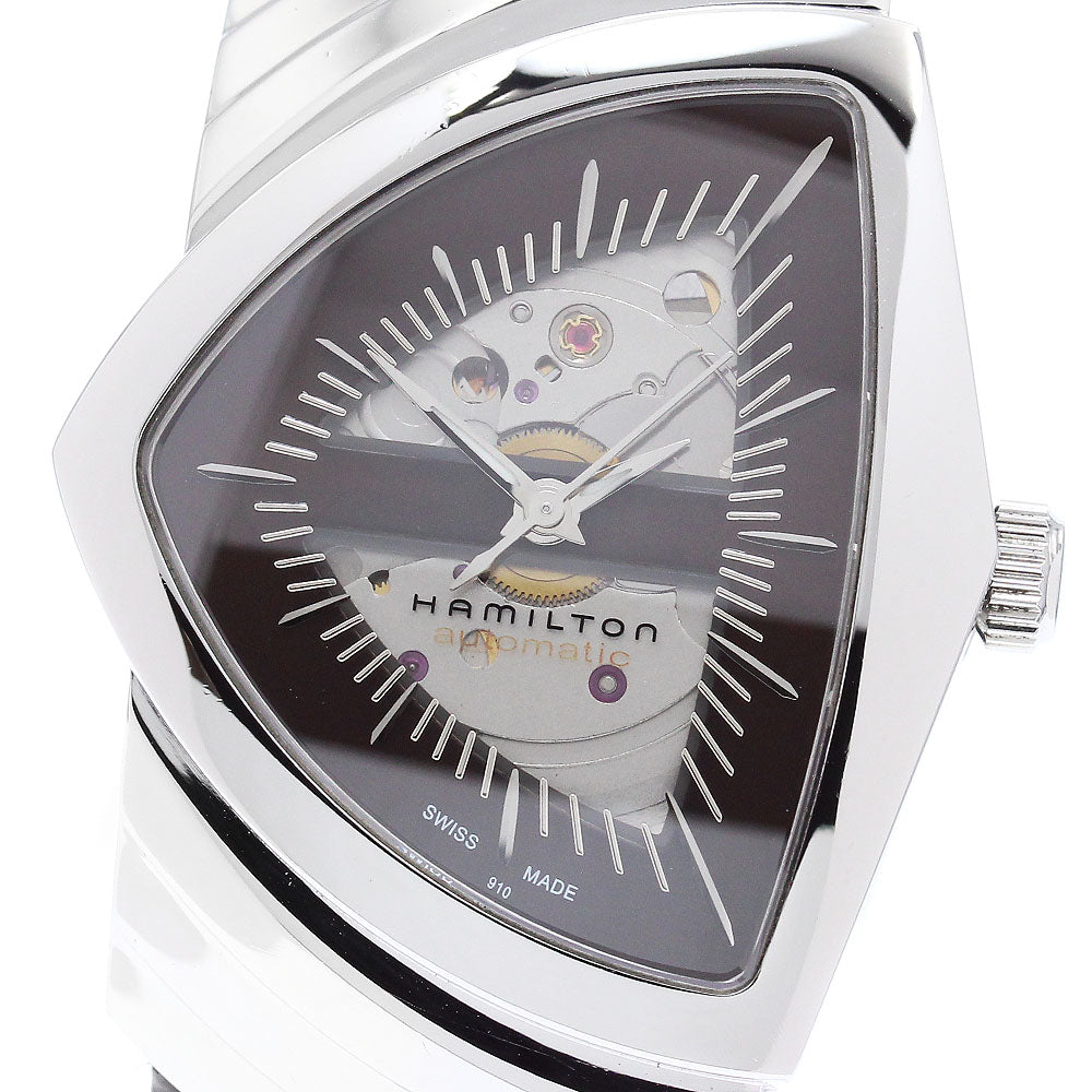 HAMILTON Ventura H245150 Skeleton/Brown Dial Automatic Men's _876215