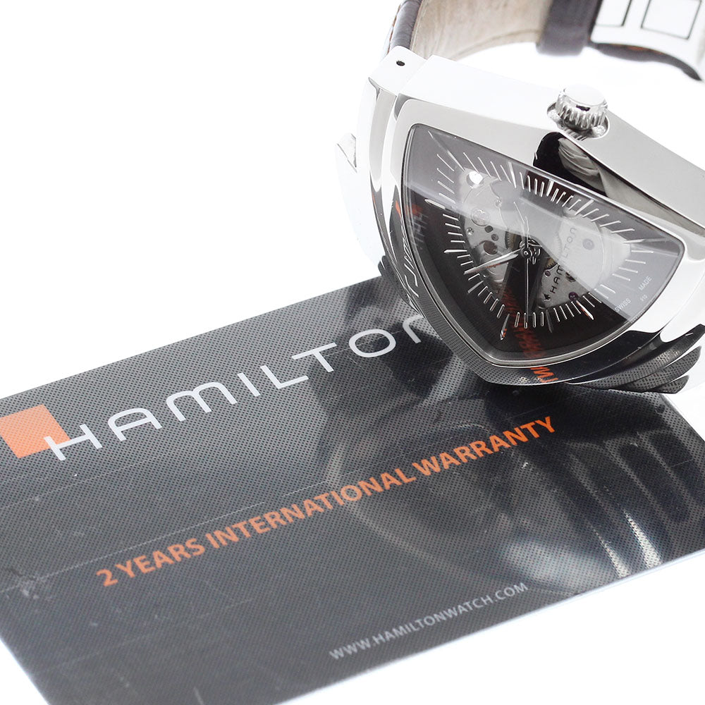 HAMILTON Ventura H245150 Skeleton/Brown Dial Automatic Men's _876215