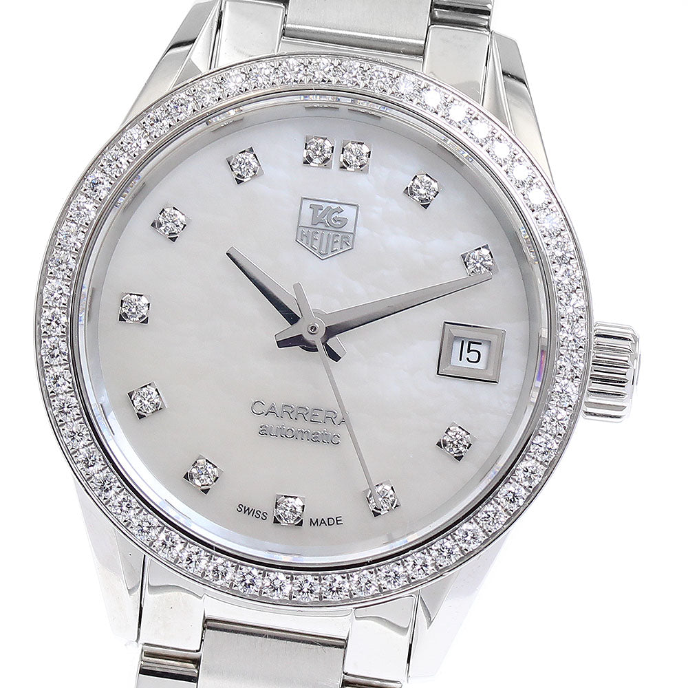 TAG HEUER Carrera Lady Caliber 9 WAR2415-3 Diamond bezel Automatic Ladies_876257