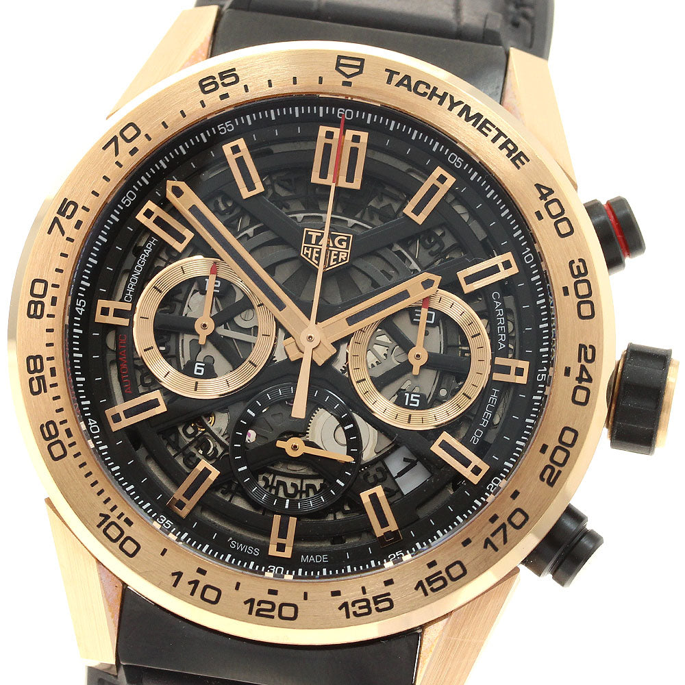 TAG HEUER Carrera Caliber Heuer 02 CBG2A51-0 Chronograph skeleton Dial Automatic Men's Watch_876258