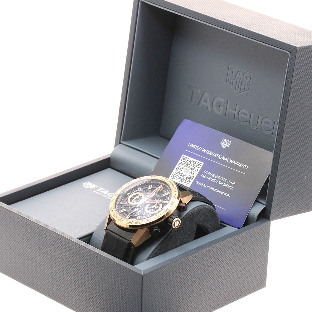 TAG HEUER Carrera Caliber Heuer 02 CBG2A51-0 Chronograph skeleton Dial Automatic Men's Watch_876258