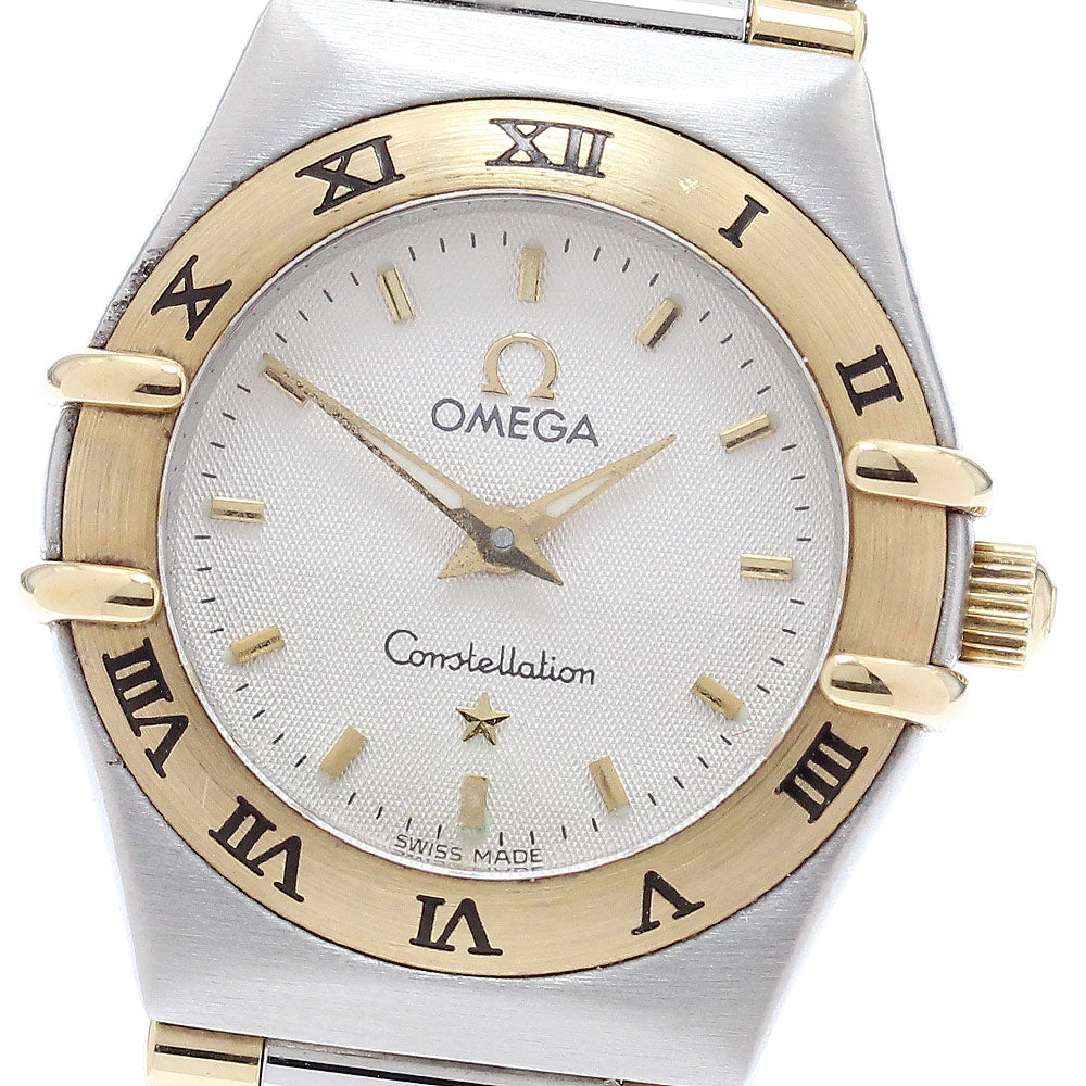 OMEGA Constellation 1362.80 harf bar Silver Dial Quartz Ladies Watch_876291