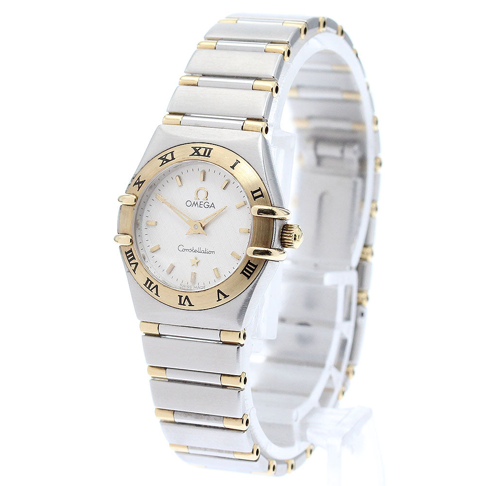 OMEGA Constellation 1362.80 harf bar Silver Dial Quartz Ladies Watch_876291