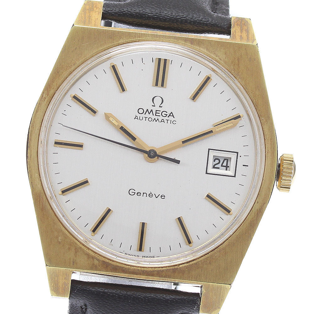 OMEGA Geneve 166.0118 Date Cal.1481 Silver Dial Automatic Men's Watch_876311