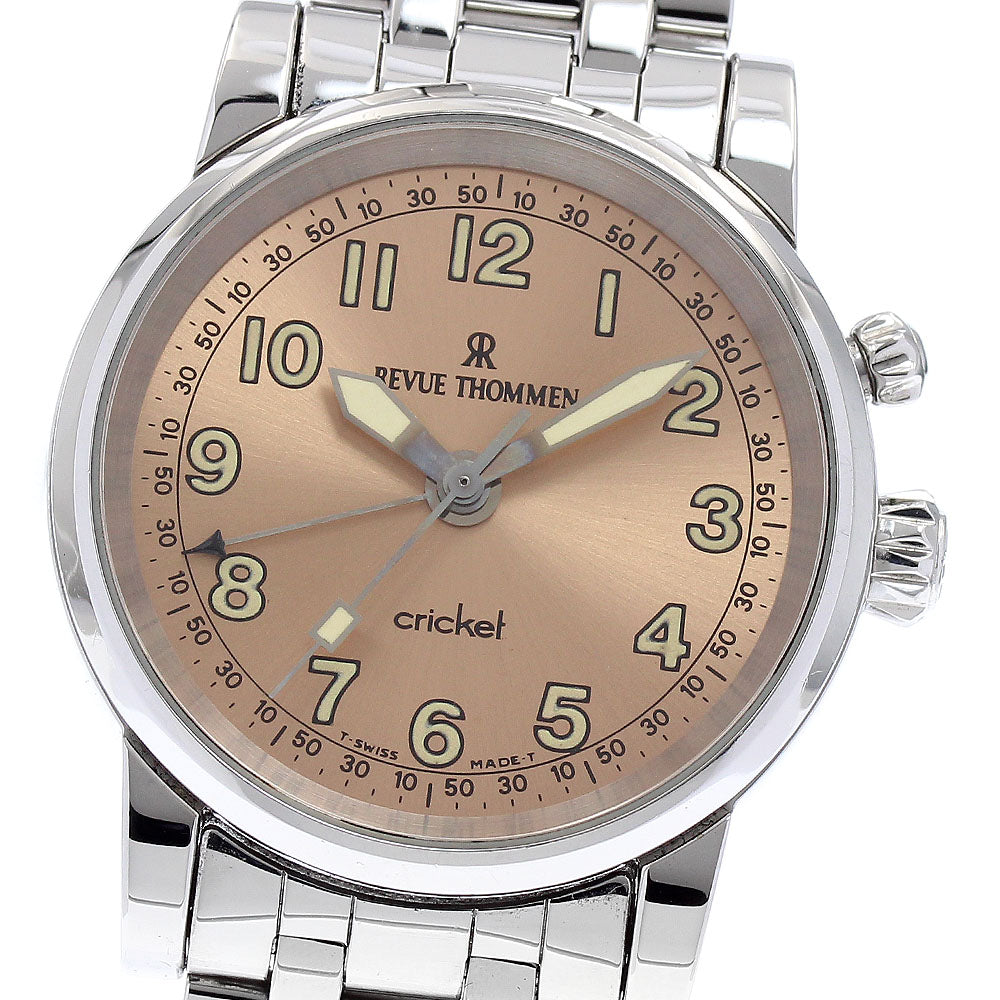 REVUE THOMMEN cricket 8010005 Brown Dial Hand Winding Men's Watch_876321