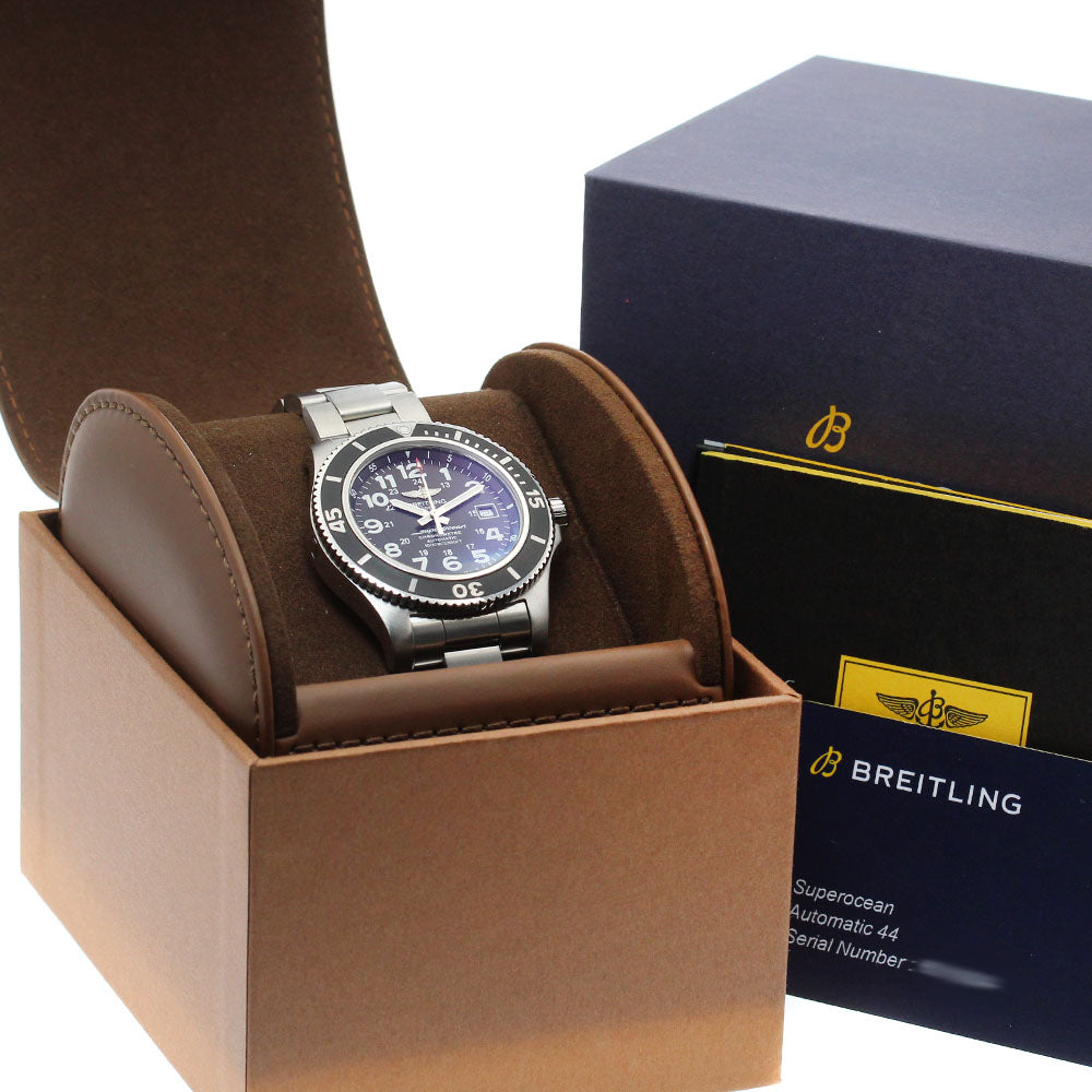BREITLING Super Ocean II 44 A17392 Date Black Dial Automatic Men's Watch_876411