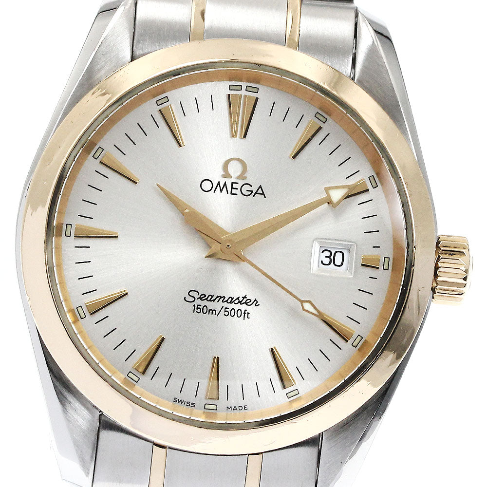 OMEGA Seamaster Aqua Terra 2318.30 Date Silver Dial Quartz Boy's Watch_876419