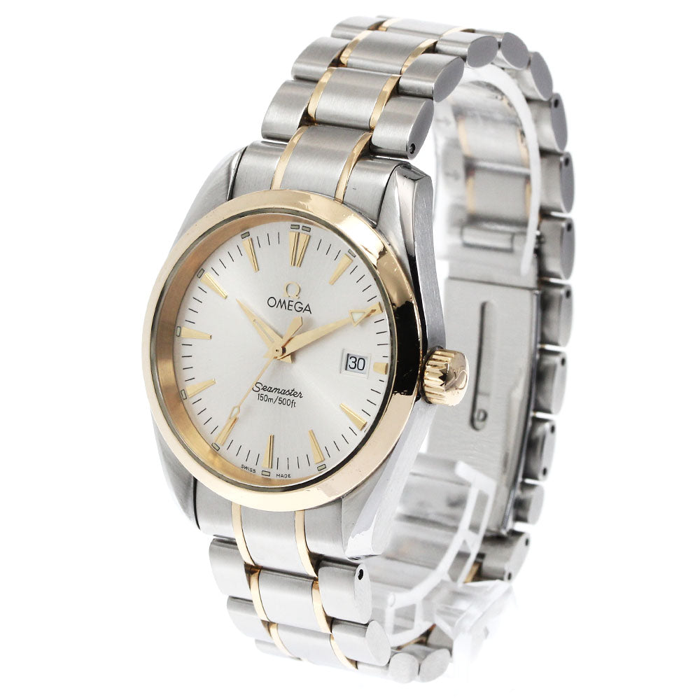 OMEGA Seamaster Aqua Terra 2318.30 Date Silver Dial Quartz Boy's Watch_876419