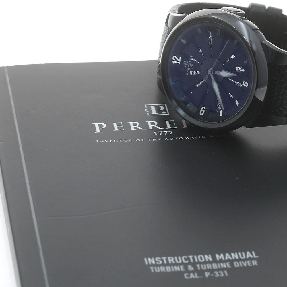 PERRELET Turbine Diamond Skull A4022 black Dial Automatic Men's Watch_876435